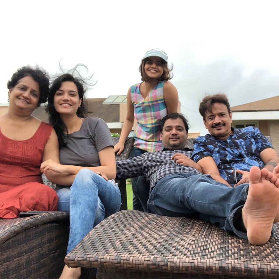 Suhani Shah with her Family