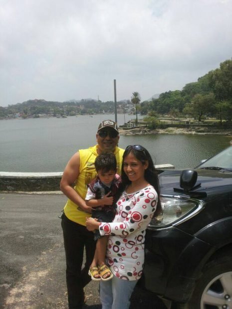 Harshvardhan Jain with his Family