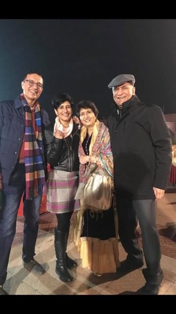 Neeti Palta with her Family