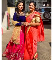 Nisha Guragain with her mother