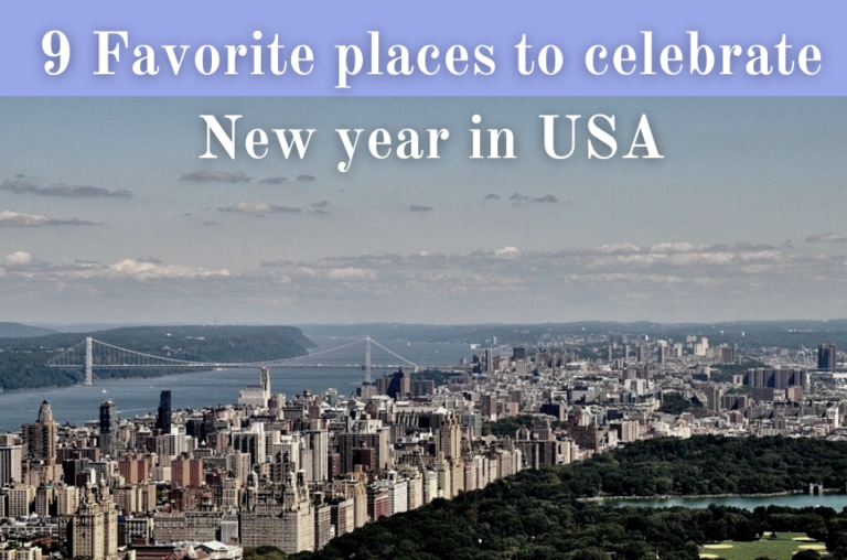 Favorite places to celebrate New year in USA