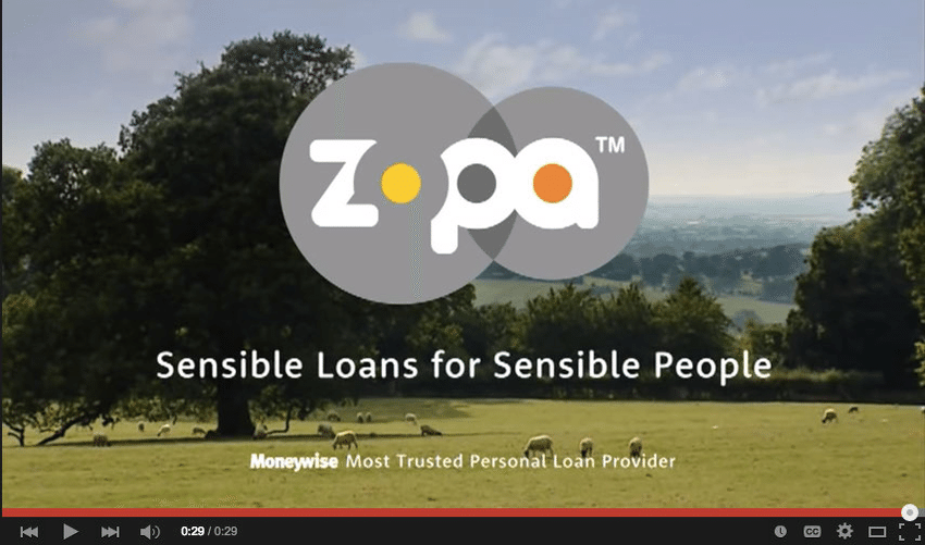 Sensible and Trusted Zopa Lambs 2013 TV Advert copyright Zopa 2013 source