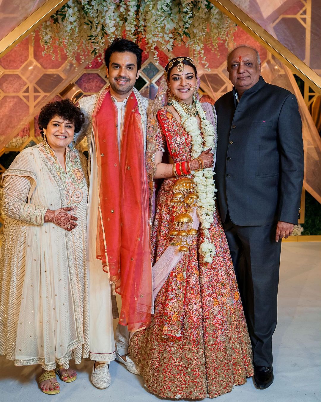 Gautam Kitchlu with his wife's family
