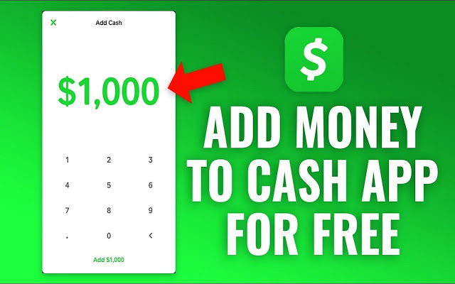 How to add money to cash app for free?