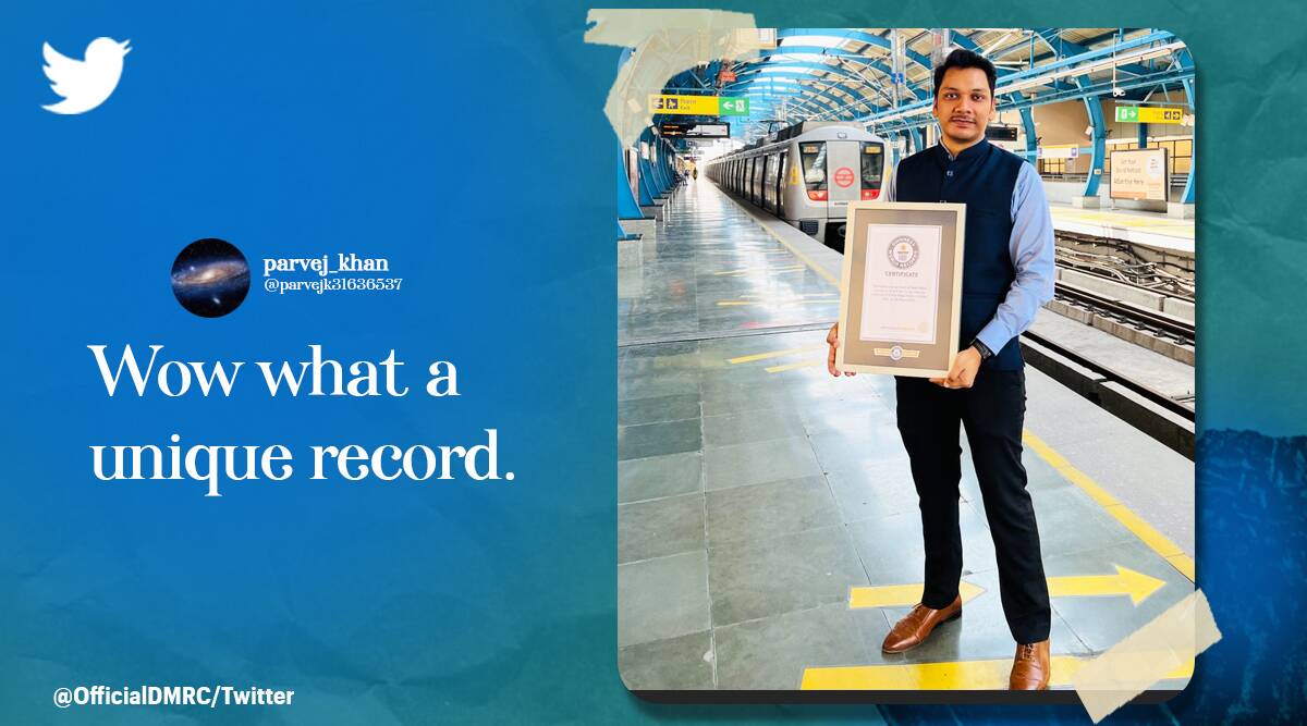 DMRC worker makes world record, ‘fastest time to travel all metro stations’