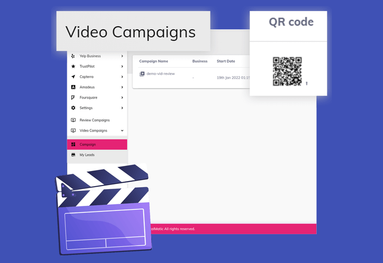 LocalCentric Review - Video Review Campaigns Using QR Code Trigger