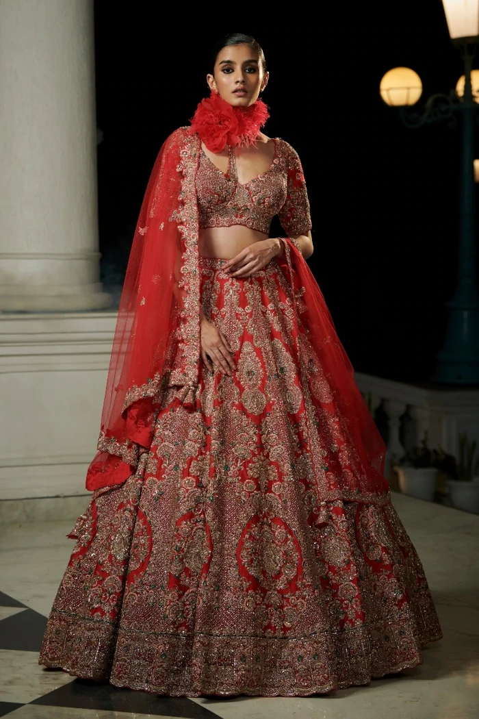 Shivani Rajashekar in bridal lehenga stills - South Indian Actress