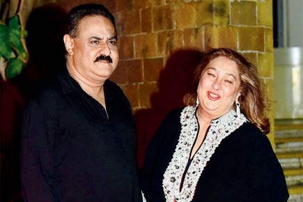 Reema Kapoor with her husband