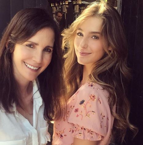 Lorynn York with her mother