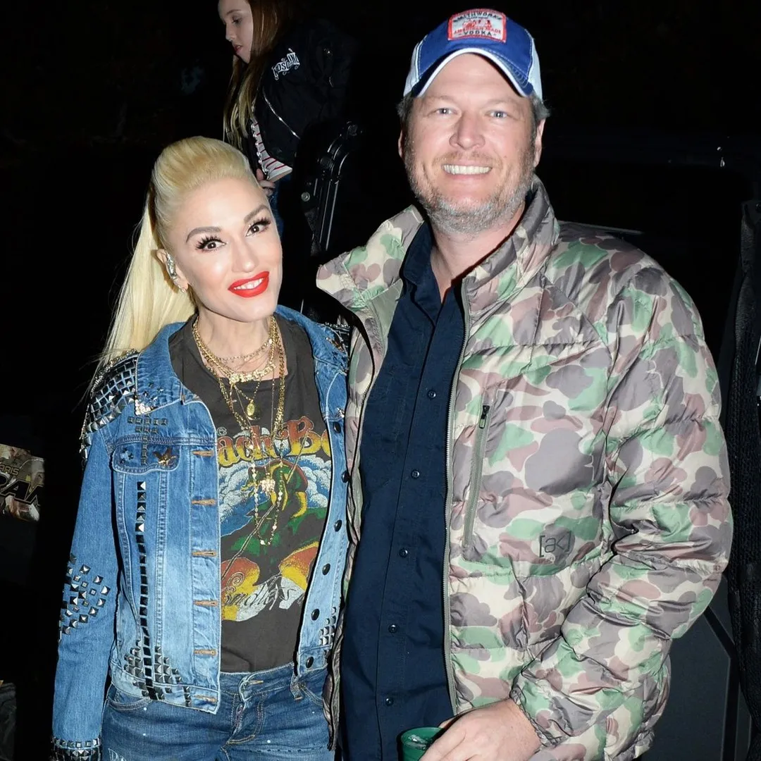 Gwen Stefani with her husband Blake Shelton