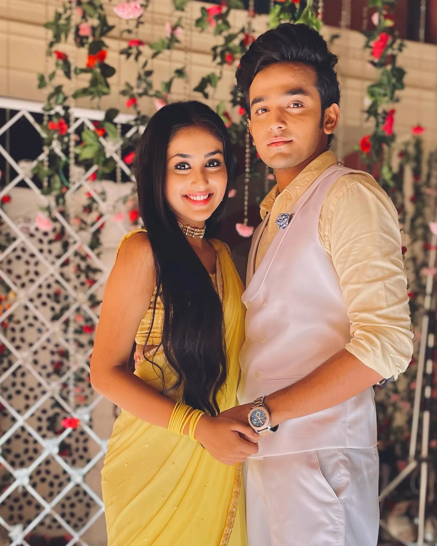Anchal Sahu with her co-star