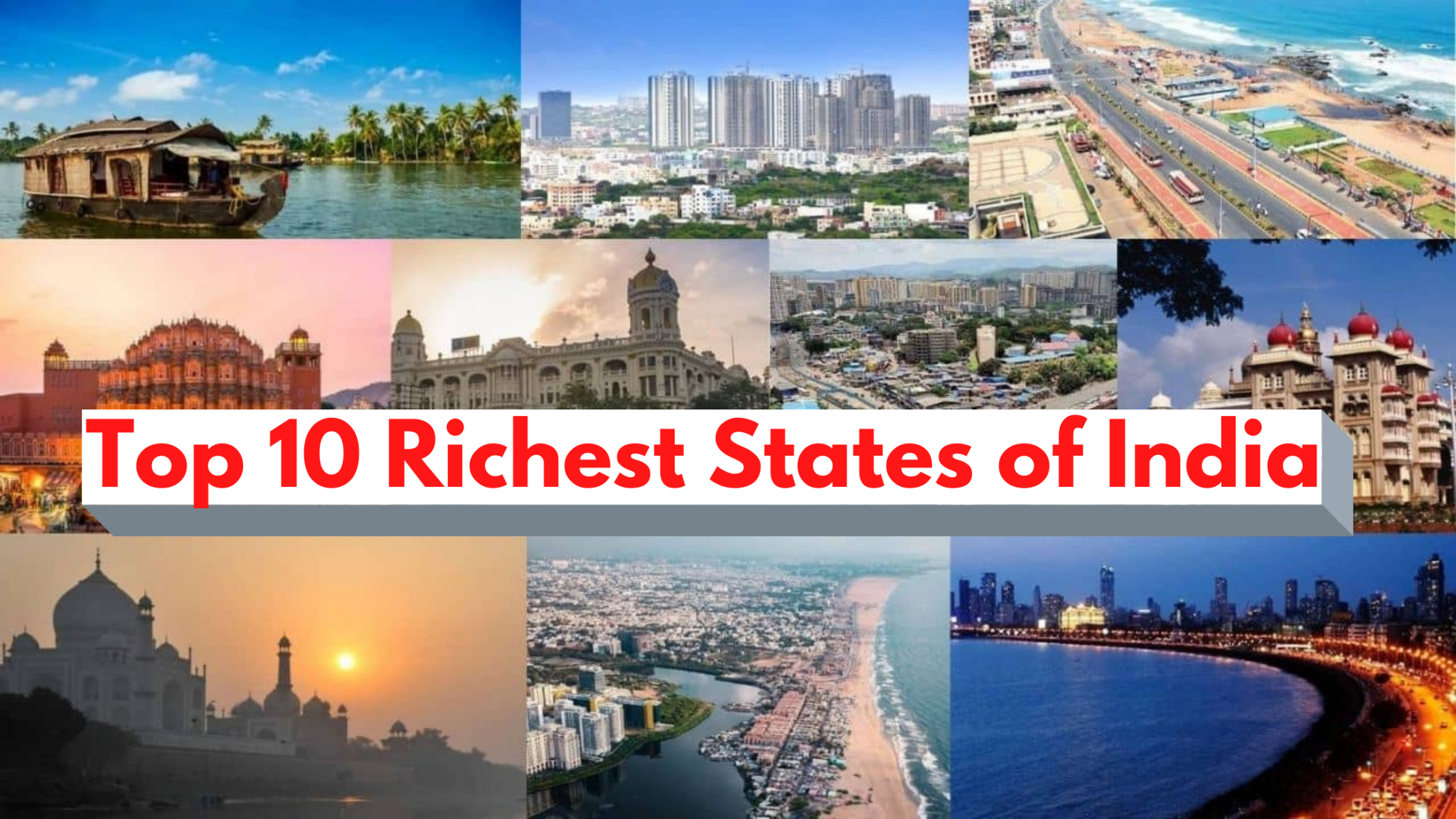 Top 10 Richest States Of India