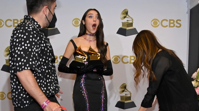Teenage sensation Olivia Rodrigo makes history at the Grammy awards