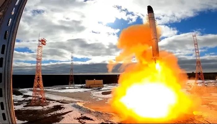 The missile was launched for testing on Wednesday
