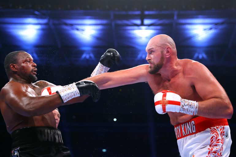 Tyson Fury wins the battle of boxing ‘heavyweights’, knocks Whyte's tooth out
