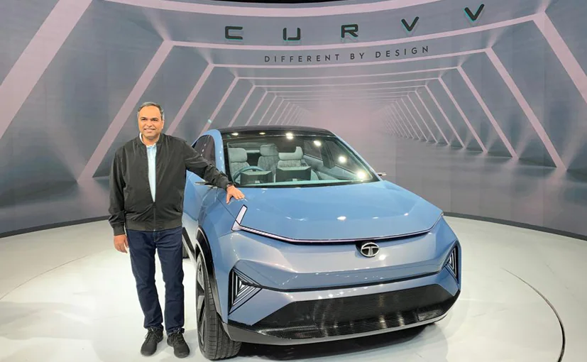 Electric SUV CURVV unveiled by TATA Motors, spectators laud futuristic design