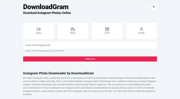 DownlodGram - Downloader