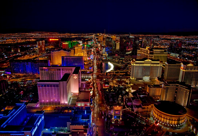 Las Vegas is well-known for its gambling strip full of large casinos