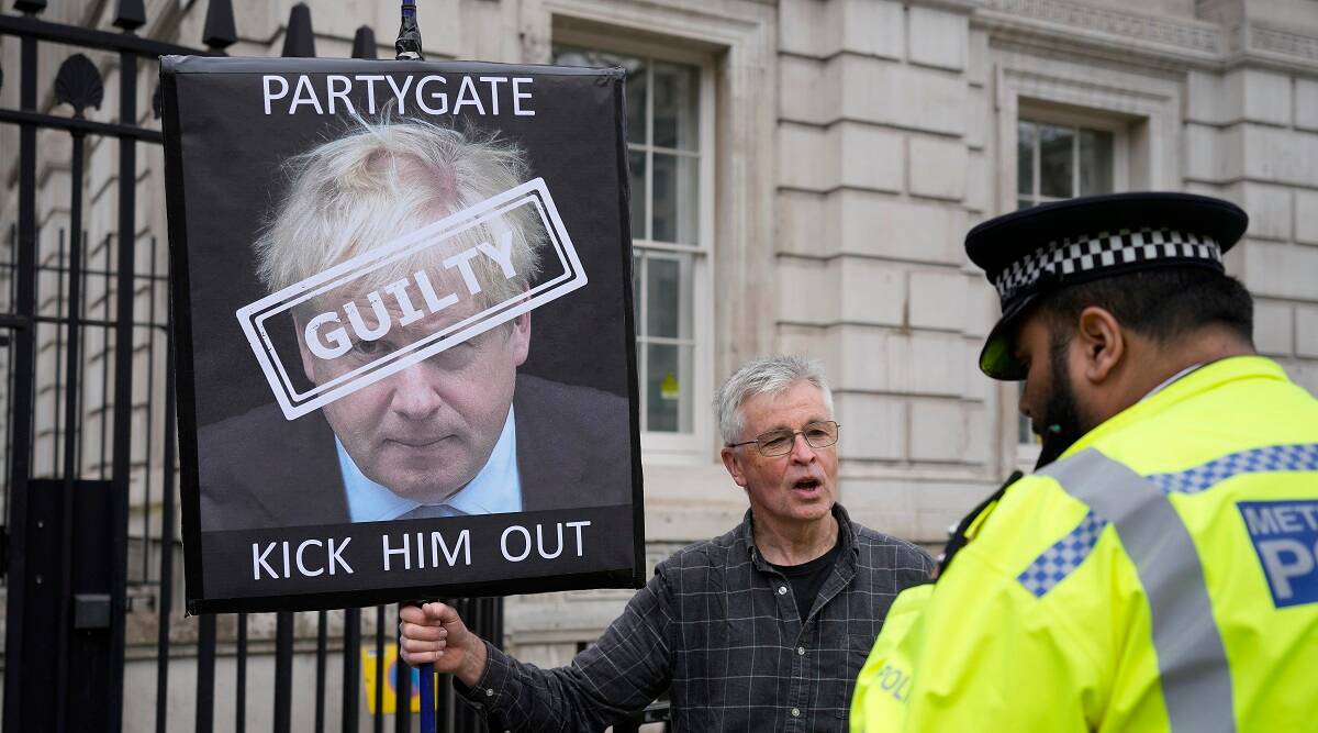 UK’s PM Johnson refuses to resign after being fined for ‘partygate’