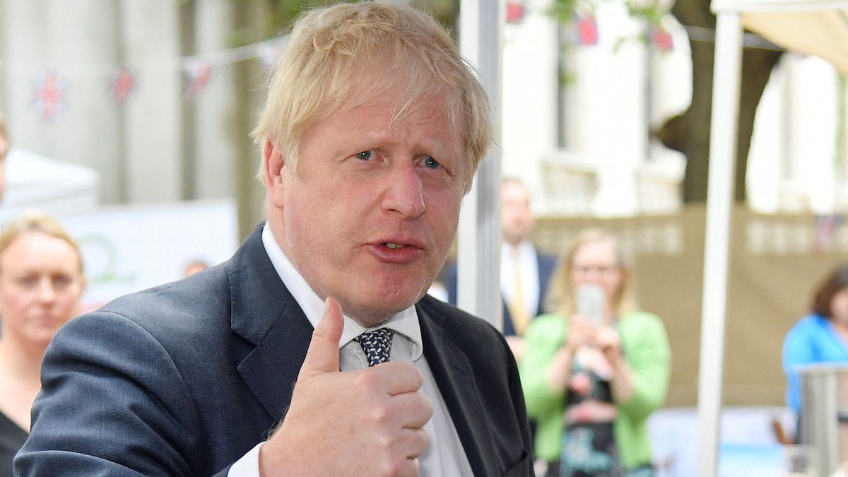 1 FILE PHOTO British PM Johnson attends event to promote British businesses in London