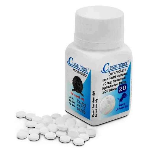 20 mcg clenbuterol bronchodilator tablet 500x500 1