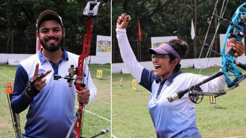 Archers present four medals on the day