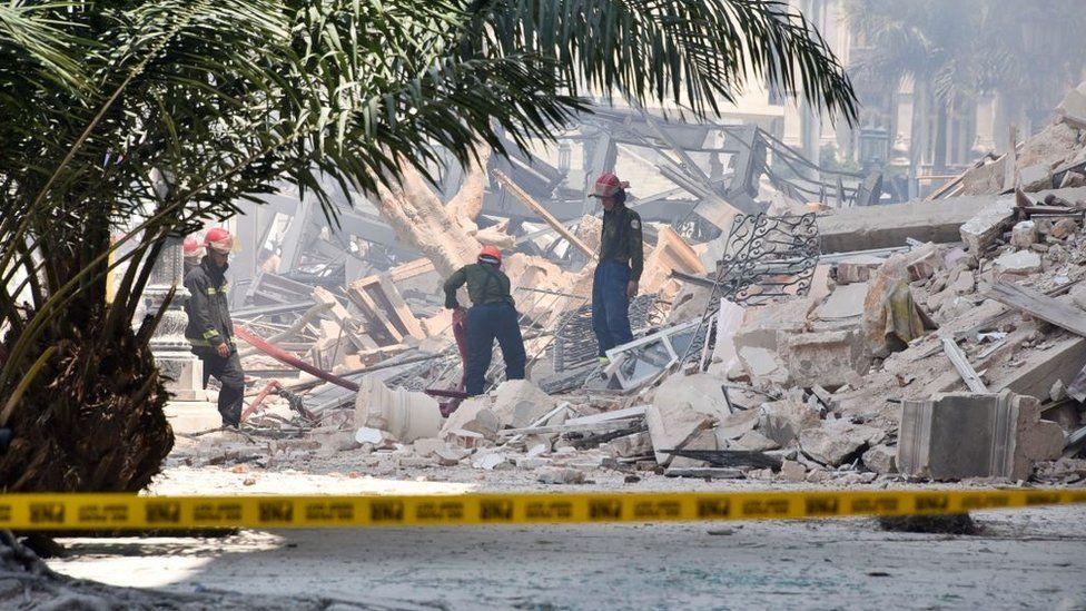 Saratoga Hotel 25 dead after huge explosion in Havana
