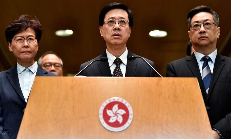 The hard-line former security chief is now the leader of Hong Kong