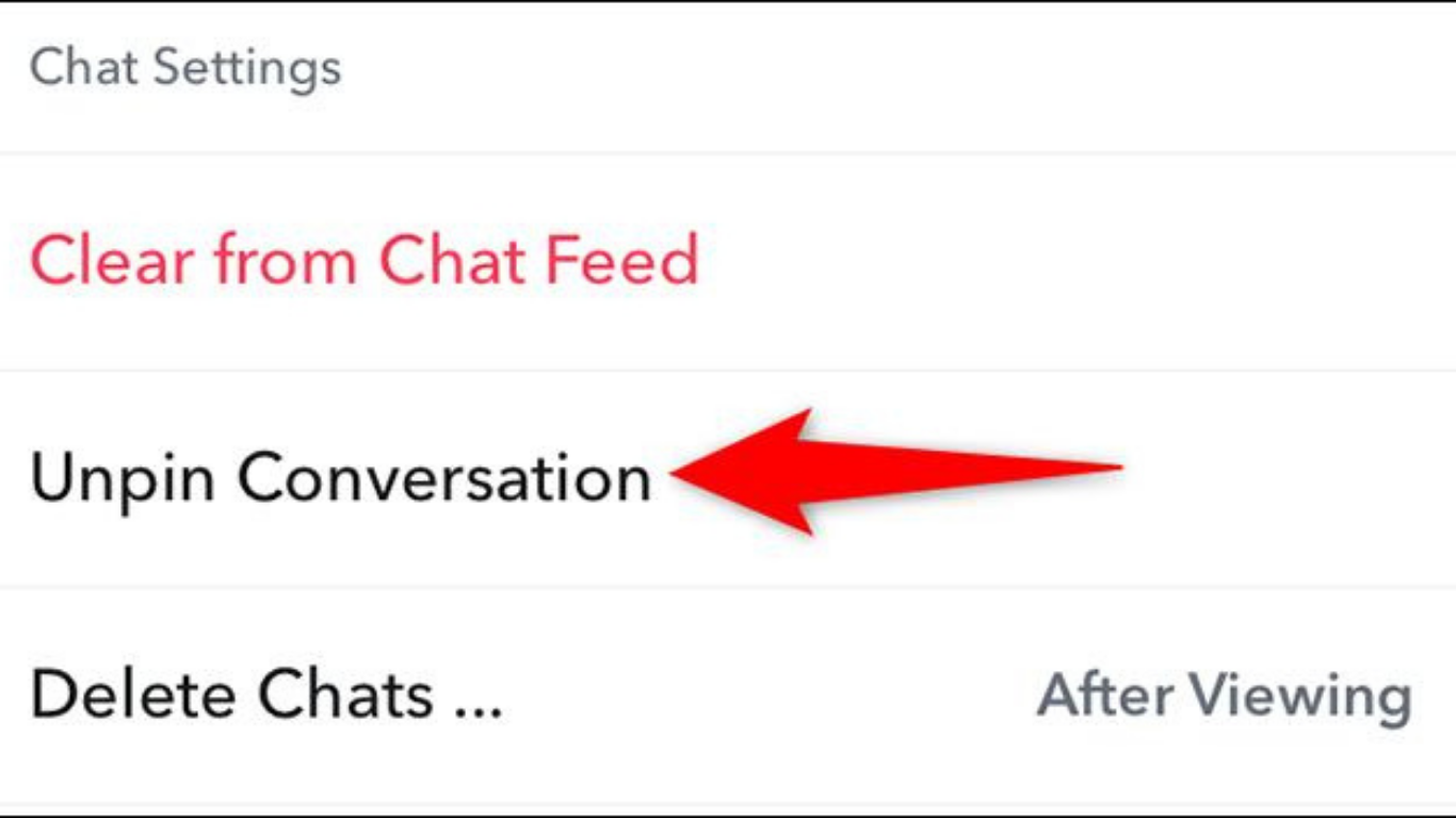 how to unpin people on snapchat