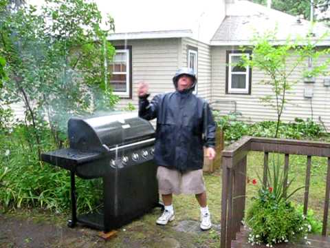grilling in rain