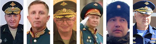The death of the generals shocked the Russian forces