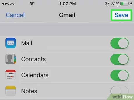 How to access Gmail in iPhone mail?