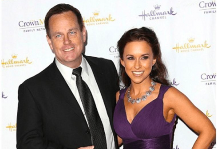 David Nehdar Image with his wife Lacey Chabert