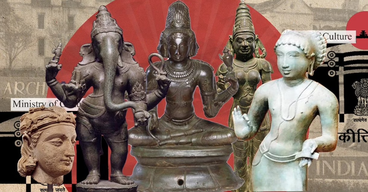 Ancient Tamil sculptures brought back to India from Australia, US