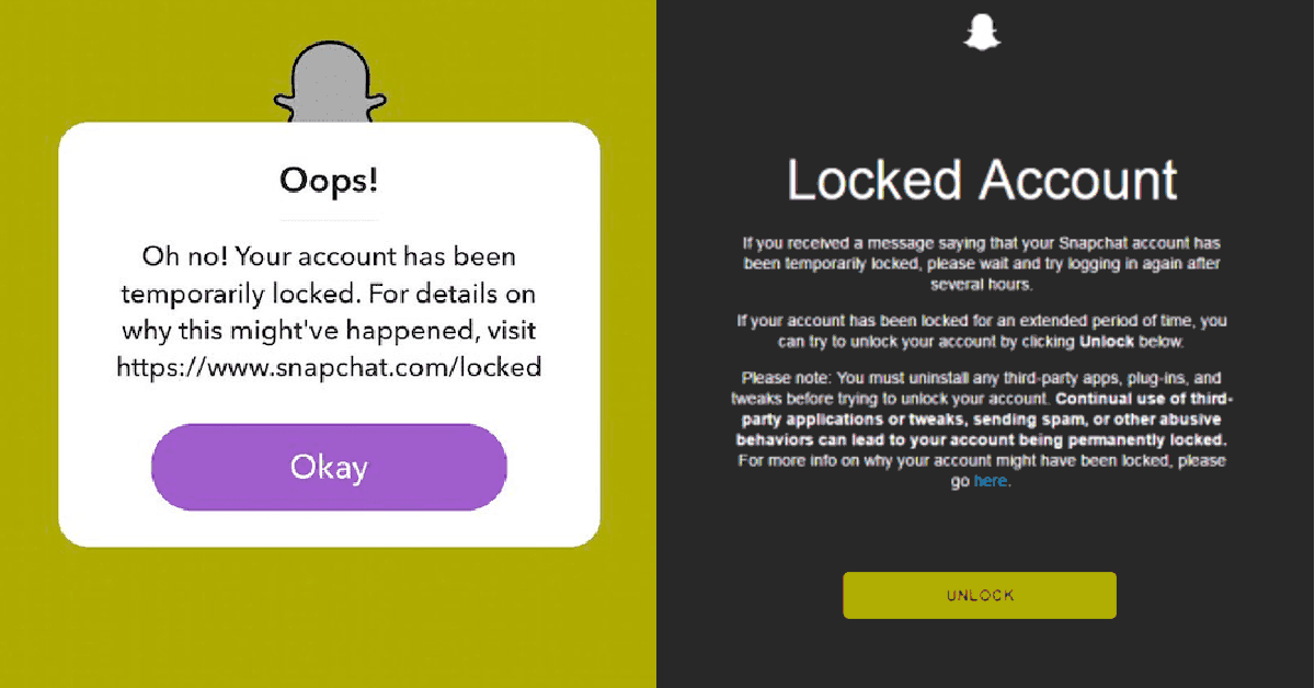  Unlock your Locked Snapchat Account
