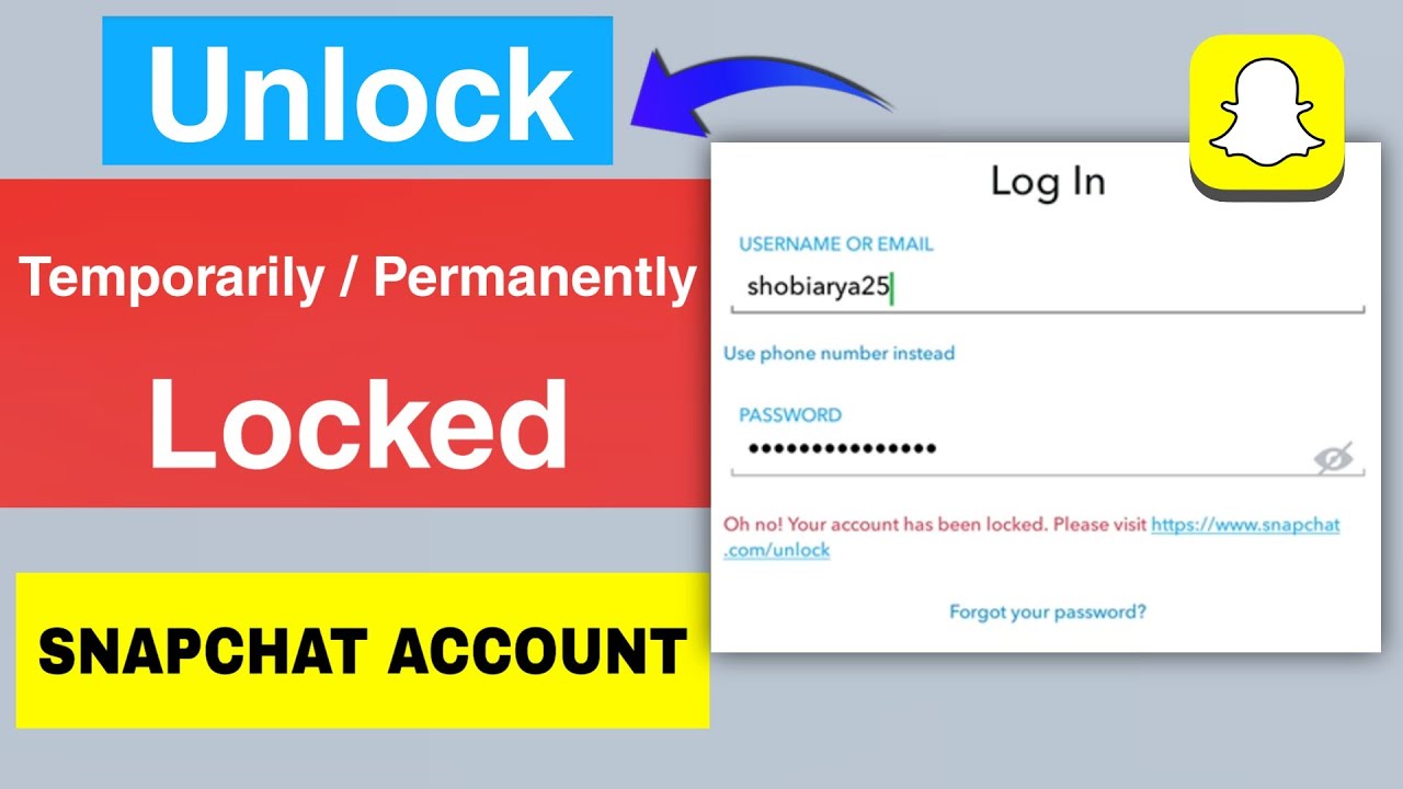  Unlock your Locked Snapchat Account