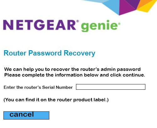 Router Password Recovery