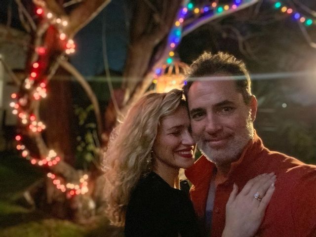 Victor Webster with his wife