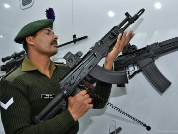 Indo-Russian joint venture enables Amethi unit to produce AK-203 rifles