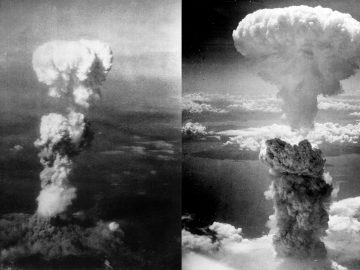 Hiroshima and Nagasaki atomic bombing.