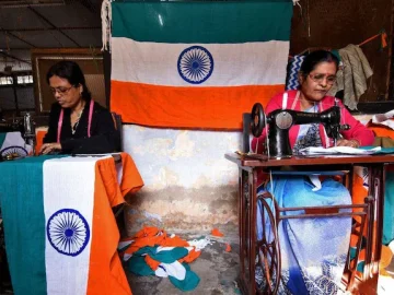 Organizations appeal people to buy India made flags amid high demand