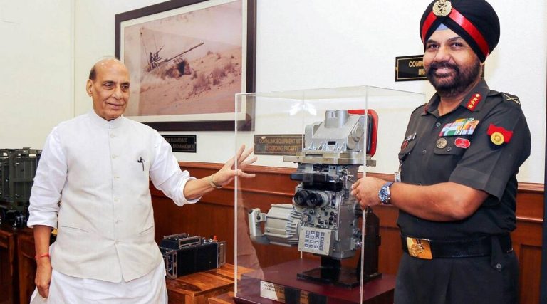 Army handed over latest F-INSAS weapons system by Rajnath Singh