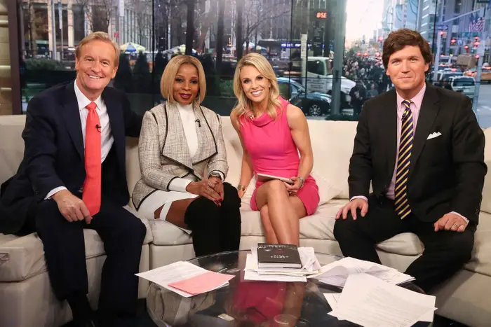Tucker Carlson with his friends