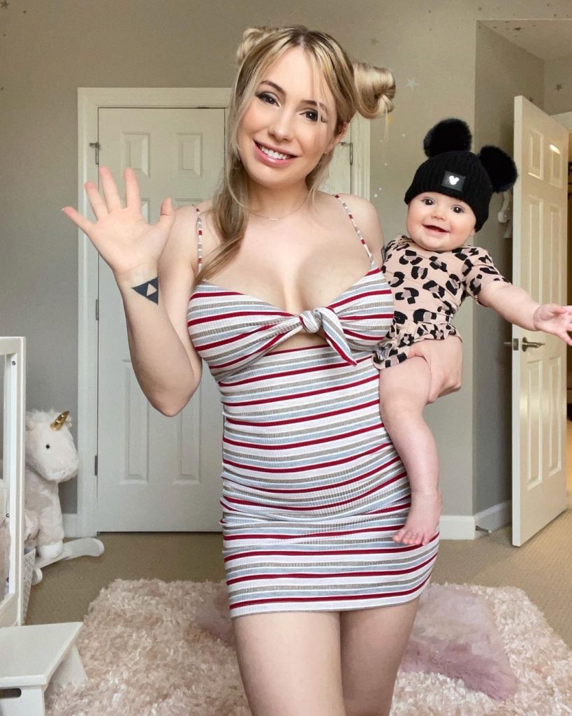 Liz Katz with her son