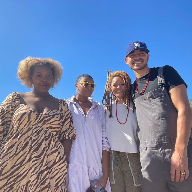 Adelfa Marr with her friends