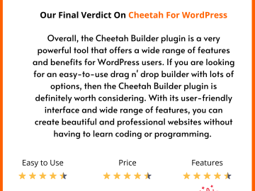 Cheetah For WordPress Reviews
