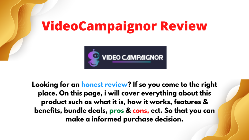 VideoCampaignor Review