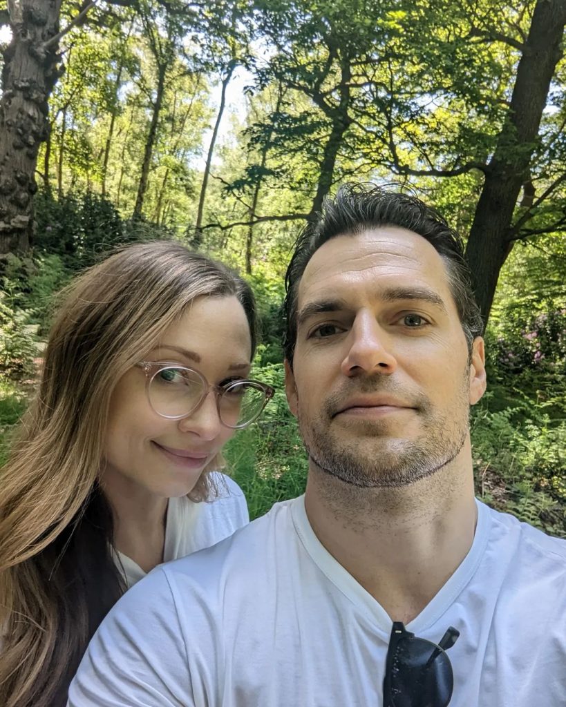 Natalie Viscuso with husband Henry Cavill