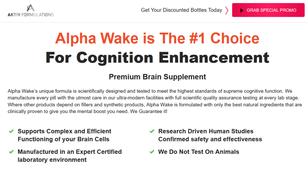 Alpha Wake Benefits