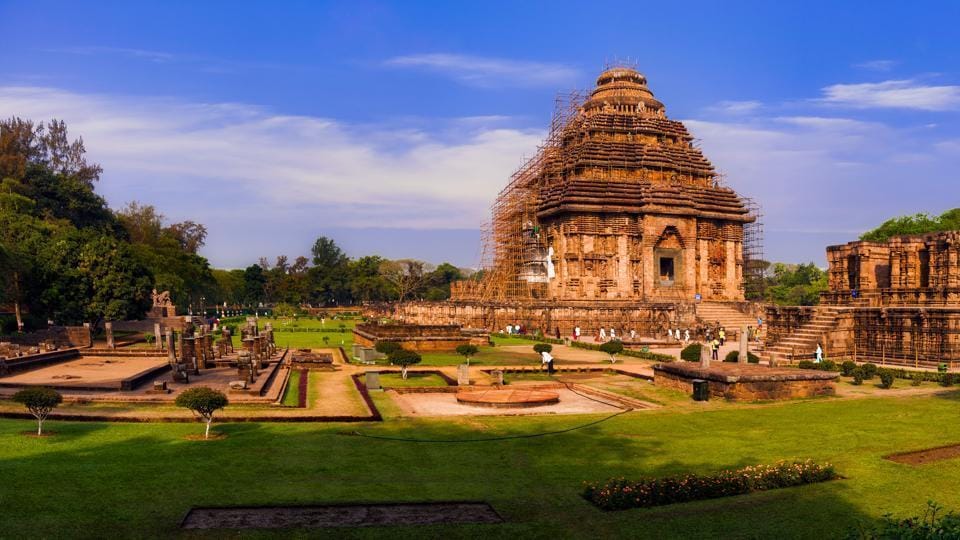 Konark temple is one of the top 10 and most famous top heritage tourism